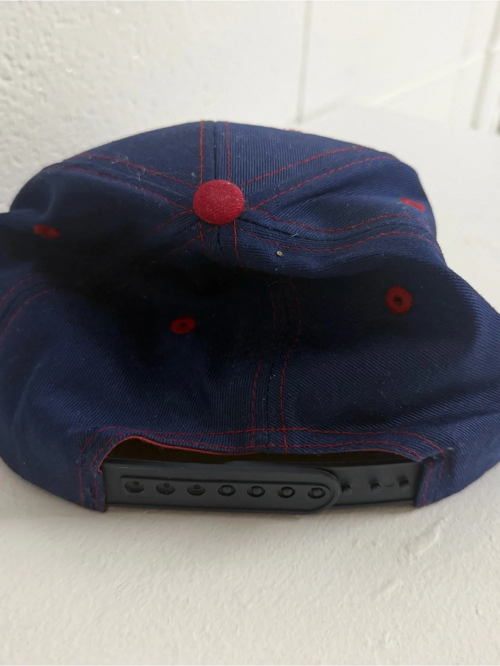 NWOT Discontinued Disney Rock ‘N’ Roller Coaster Navy & Red Youth Baseball Cap